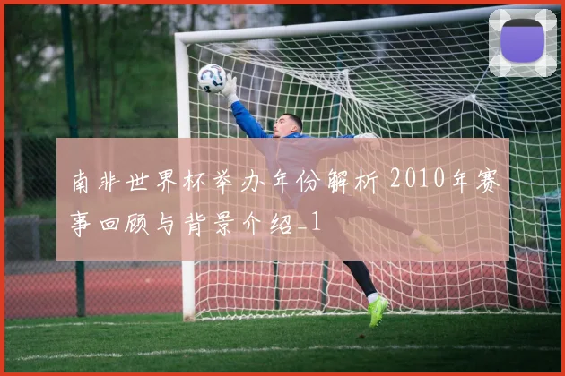 南非世界杯举办年份解析 2010年赛事回顾与背景介绍_1
